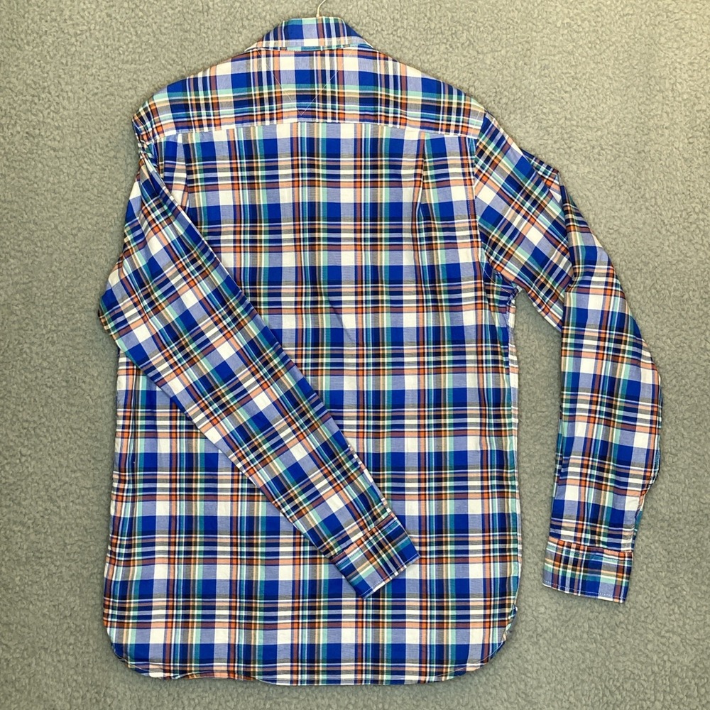 Tommy Hilfiger Shirt Men's S Classic Fit Button Up‎ Long Sleeve Plaid Preppy - Picture 5 of 13